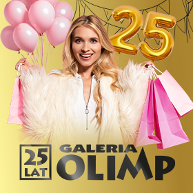 Urodzinowy plakat 25 lat Galerii Olimp!