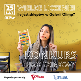 Grafika konkursowa - ile jest sklepów w Galerii Olimp
