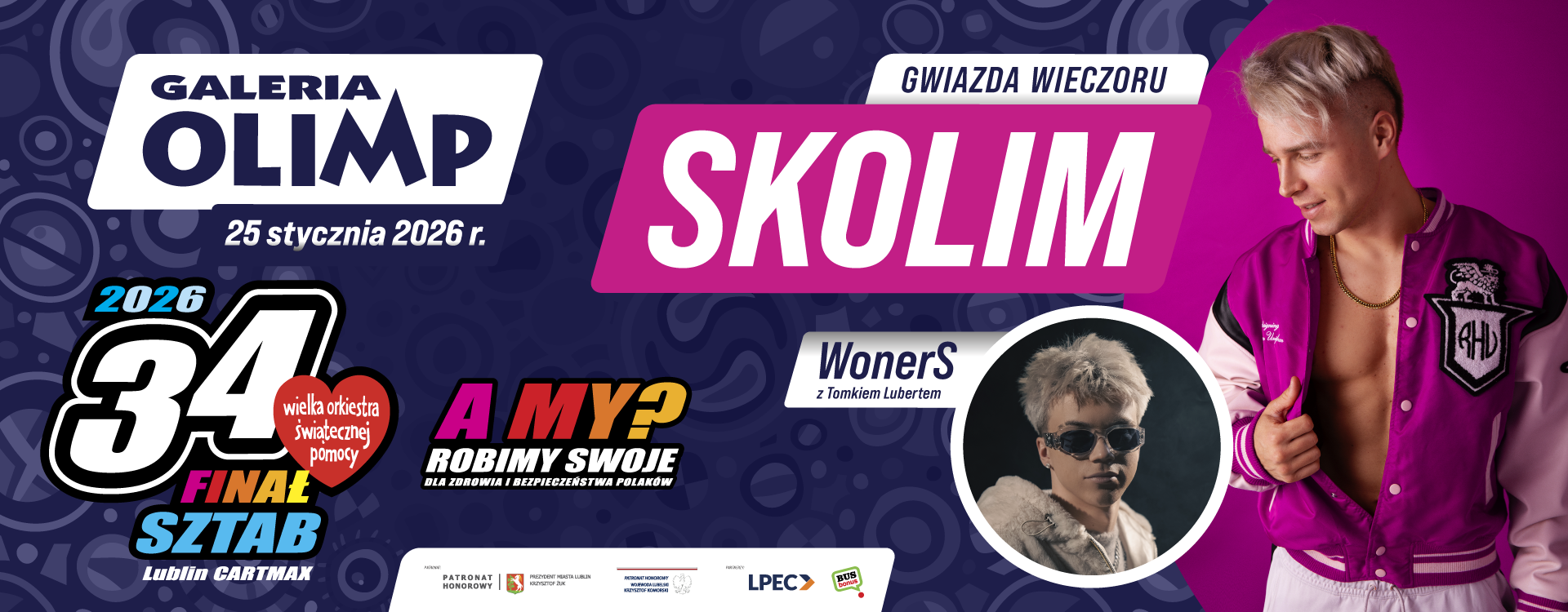 Skolim - gwiazda 34 finału WOŚP w Lublinie