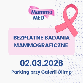 Bezpłatne badania mammograficzne